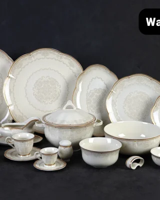 والاس 141پارچه18نفره کد5506A  پلاتین 