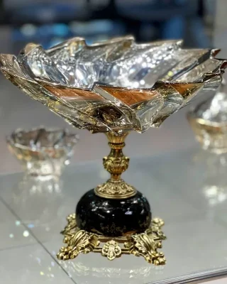 بلور 27 پارچه خط طلا الینور شامپاینی