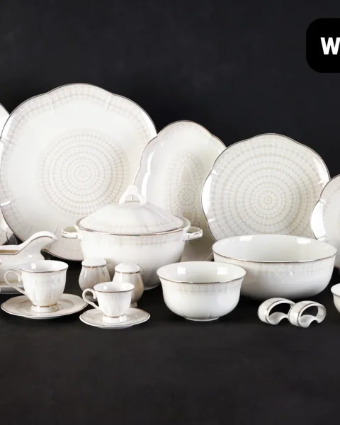 والاس 141پارچه18نفره کد5502B طلایی