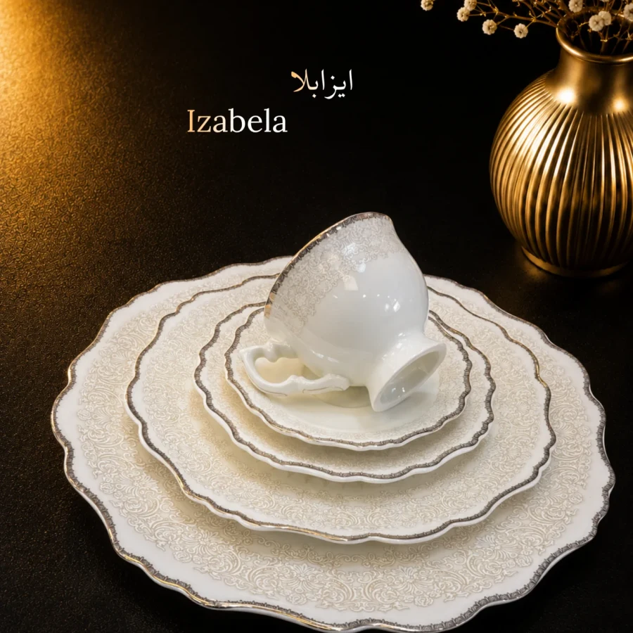هرمیتاژ نیوبن 138پارچه 18نفره ایزابلا