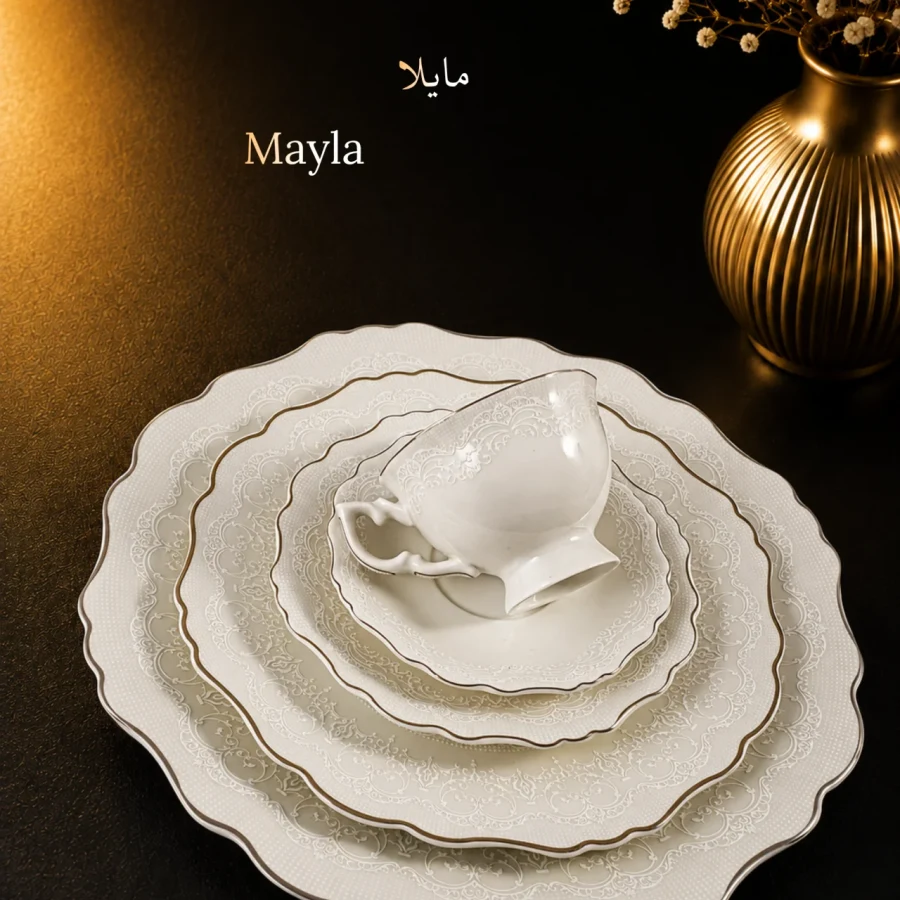 هرمیتاژ نیوبن138پارچه18نفره مایلا پلاتین